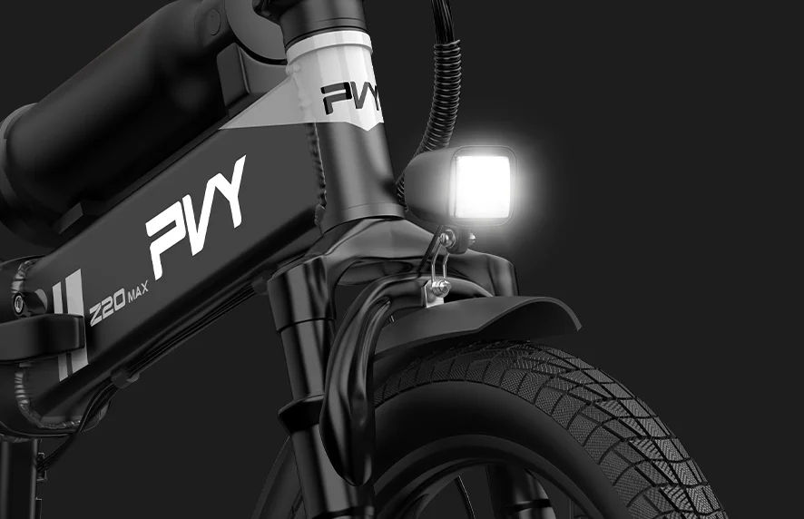 Bicicleta Eléctrica PVY Z20 MAX 20*2.3 pulgadas Neumáticos 750W 36V 25.6Ah Batería