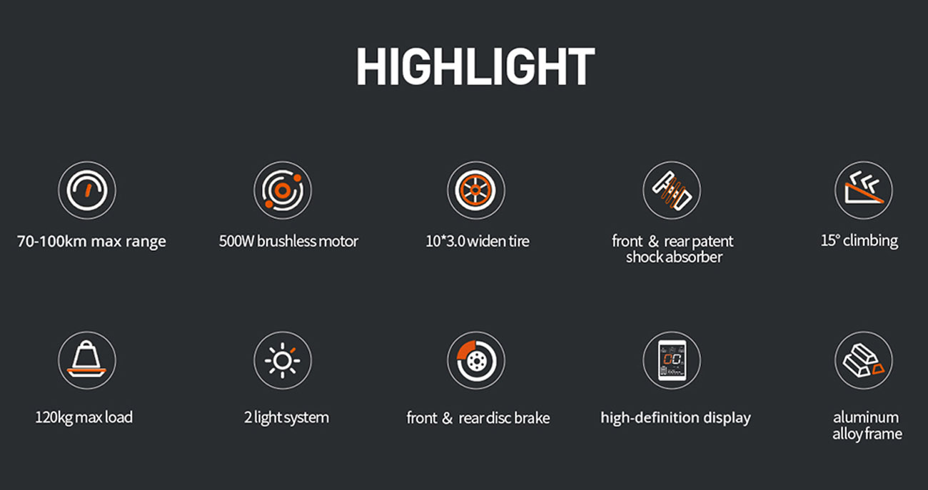 JOYOR S5 Pro 10 Zoll Elektro-Scooter