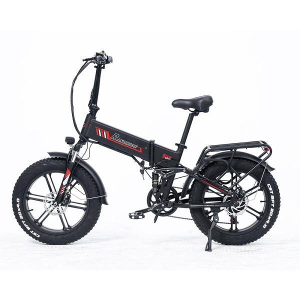 RANDRIDE YX20M Bicicletta Elettrica 20*4.0 Pollici Fat Tire 1000W 48V 17Ah