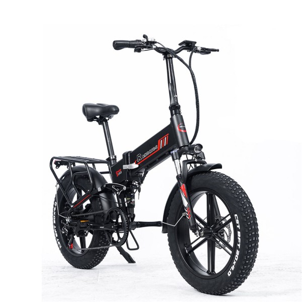 RANDRIDE YX20M Bicicletta Elettrica 20*4.0 Pollici Fat Tire 1000W 48V 17Ah