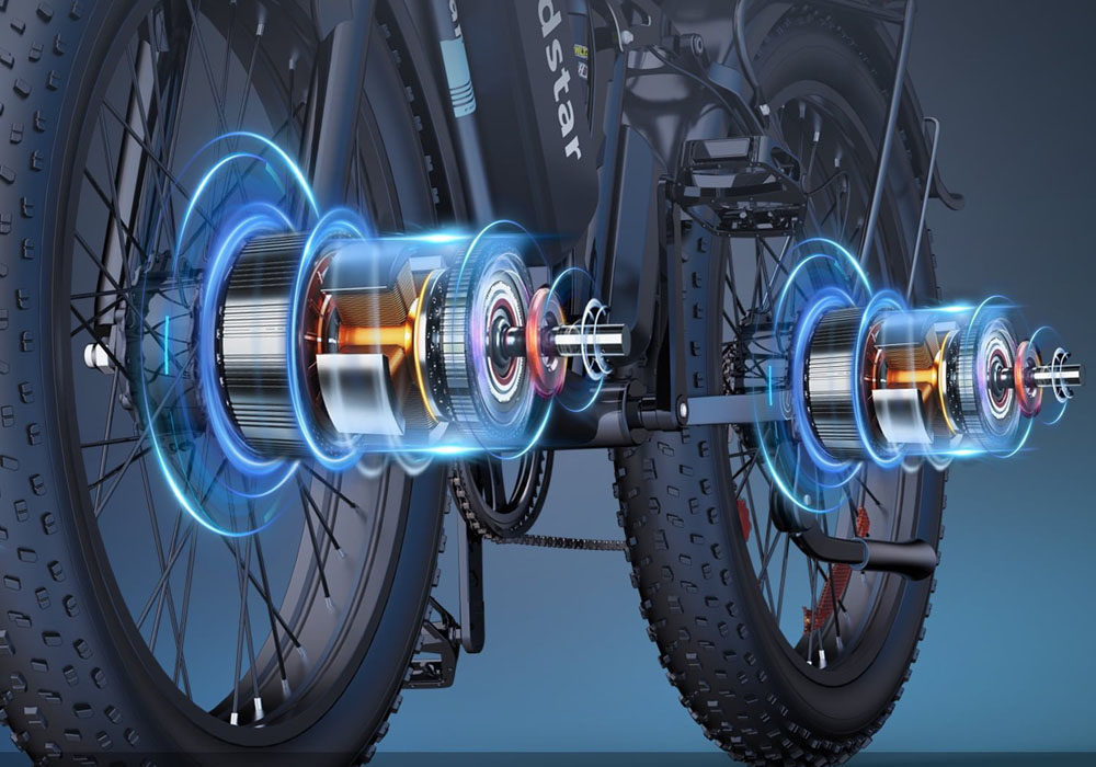 2000w Doppelmotor & 50km/h Höchstgeschwindigkeit