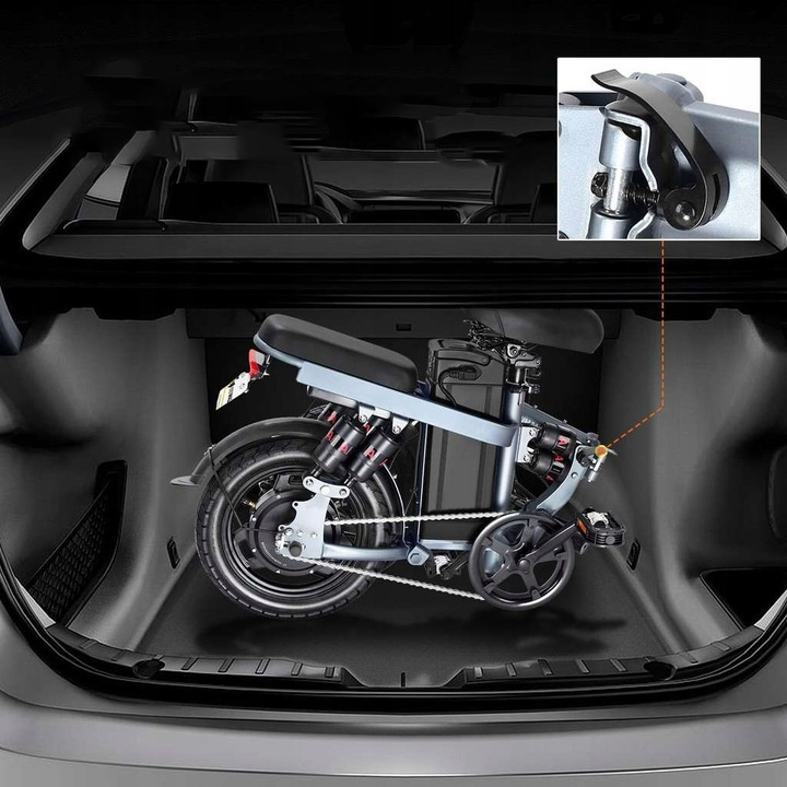 HONEYWHALE S6 Pro-S Bicicletta elettrica pieghevole per adulti 14 pollici Pneumatico 350W 15Ah Freno a disco Sei ammortizzatori
