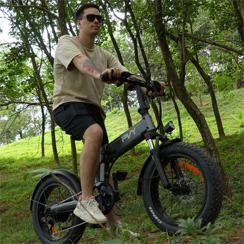 PVY Turbo bicicletta elettrica 20 * 4,0 pollici pneumatici grassi 250W 13Ah Max 100 km di gamma
