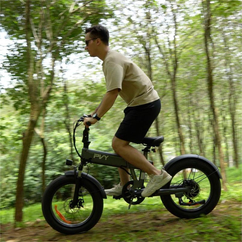 PVY Turbo bicicletta elettrica 20 * 4,0 pollici pneumatici grassi 250W 13Ah Max 100 km di gamma