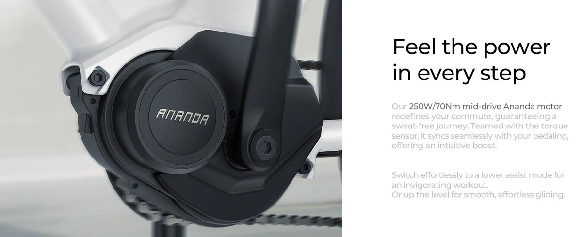 Bicicleta eléctrica urbana ENGWE P275 ST Pneu de 27,5 polegadas 250W 19,2Ah