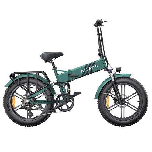 ENGWE ENGINE Pro 2.0 Bicicletta elettrica pieghevole da 20 pollici Pneumatico 16Ah Batteria Shimano 8 velocità