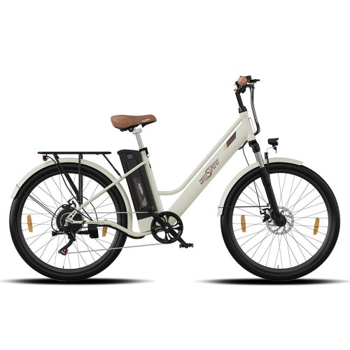 ONESPORT OT18-3 City Bicicleta Eléctrica 26 pulgadas Neumáticos Anchos 250W 14.4Ah Max 100km Autonomía Smart App