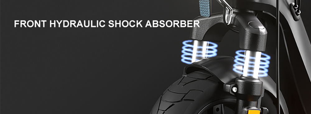 JOYOR C10E ABE Elektroroller 10 Zoll Luftreifen 500W 48V 10.4Ah Wechselbarer Akku Max Reichweite 40km