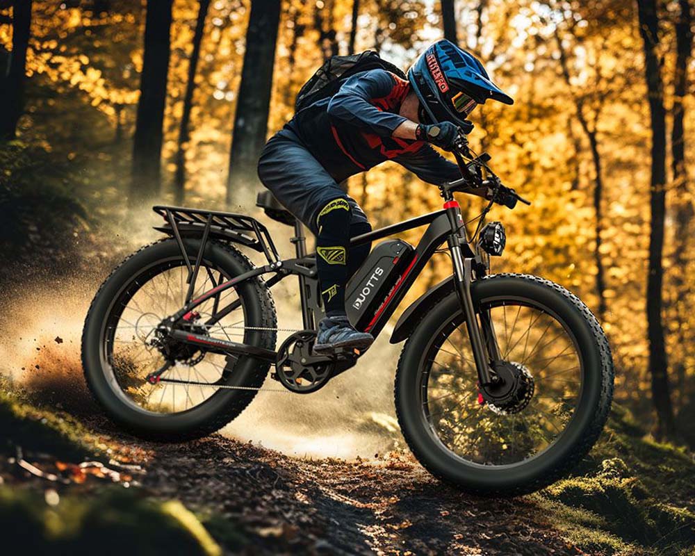 DUOTTS S26 Vélo électrique 26*4.0 pouces Fat Tire 750W*2 Moteurs 20Ah Batterie Smart App