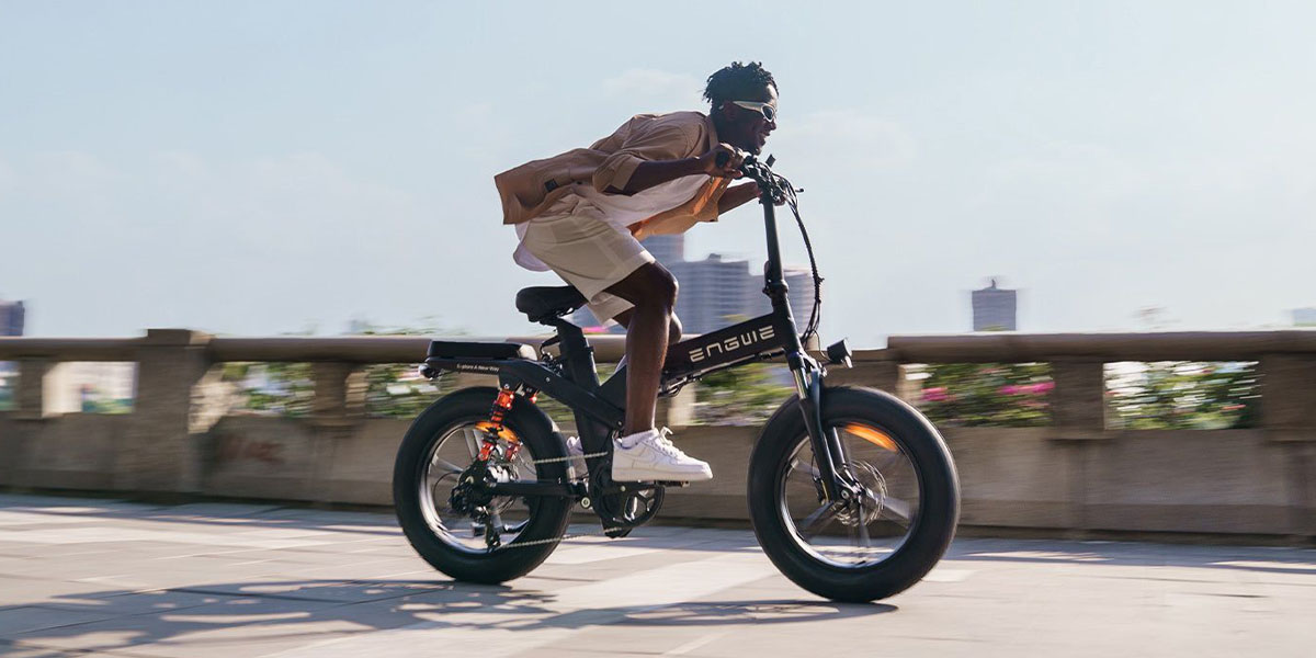 ENGWE X20 Electric Bike 20*4.0 inch Fat Tire 750W 14.4Ah and 7.8Ah Dual Battery Triple Suspension 8 Speed