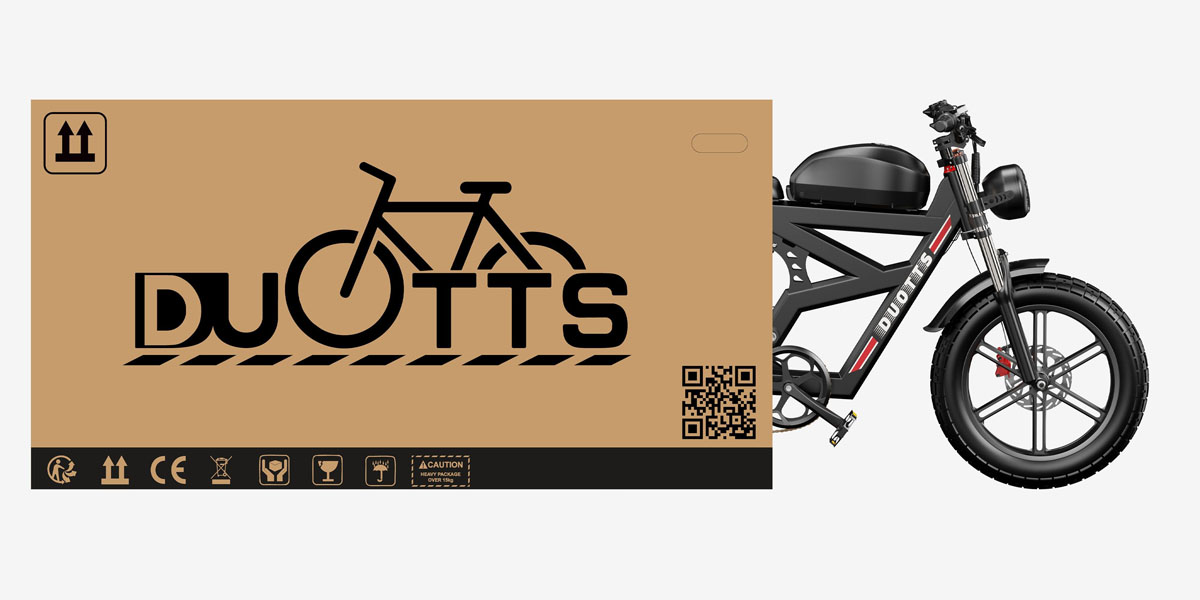 DUOTTS F20 Retro electric bike 20*4.0 Inch Fat Tire 750W Motor 52V 27Ah Battery Max 50km/h 120km Range