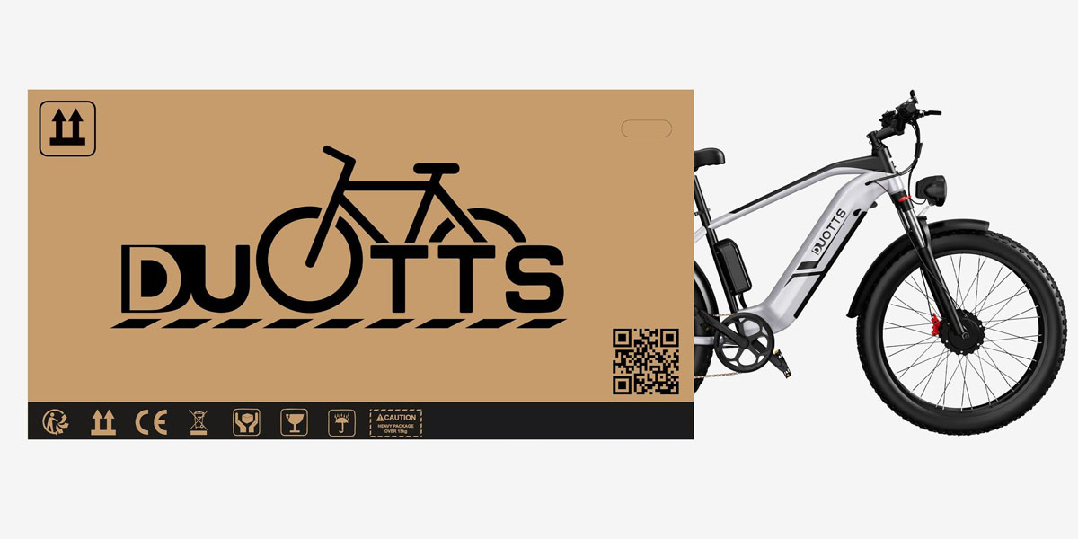 DUOTTS F26 Vélo de montagne électrique 26*4.0 pouces Fat Tires 1500W Motor 48V 20Ah 120km range
