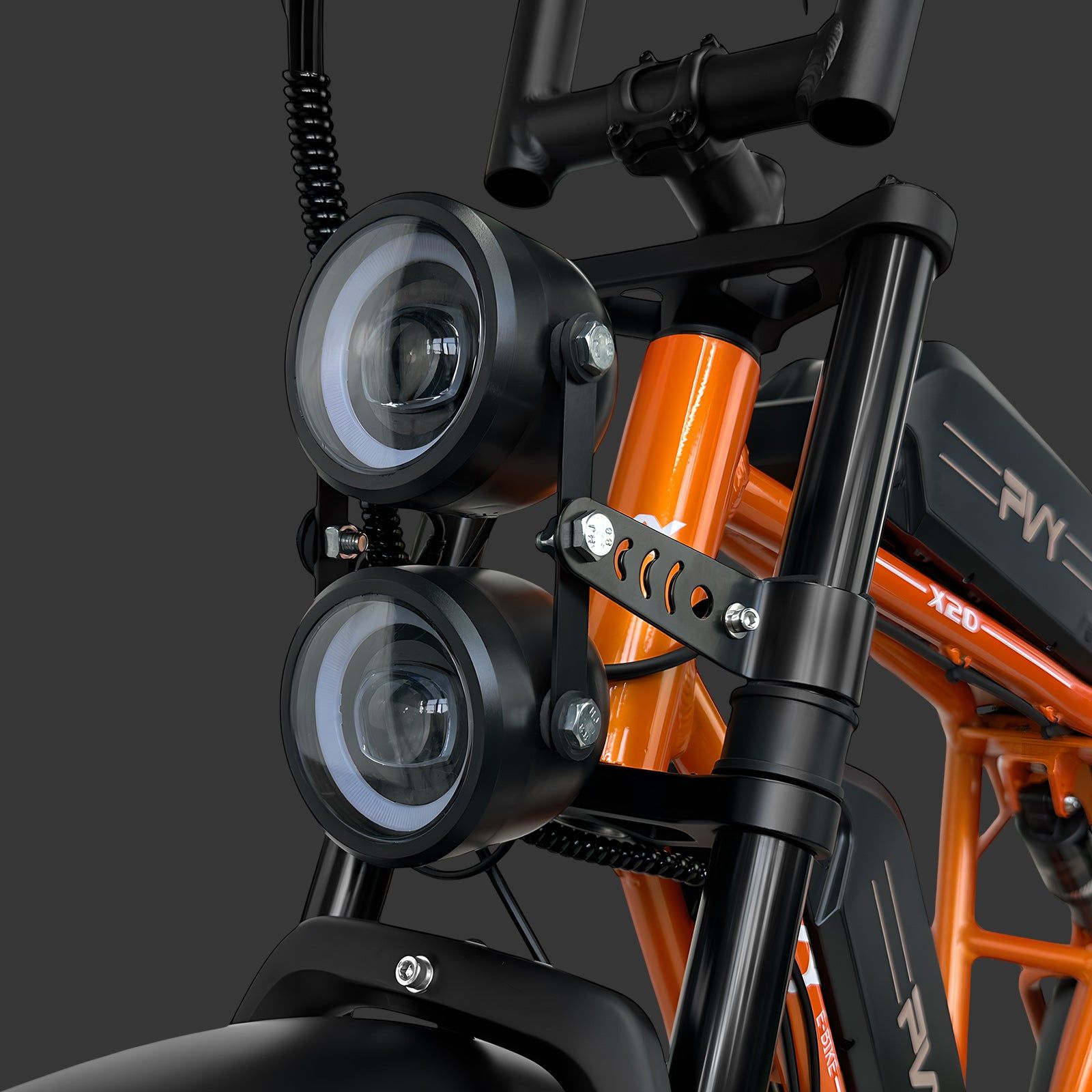 Rothar Leictreach PVY X20 1000W Mótar 48V 30Ah Dé-ceallraí 20* 4.0'' Tíre Saille Uasmhéid 50km/u Raon 200km