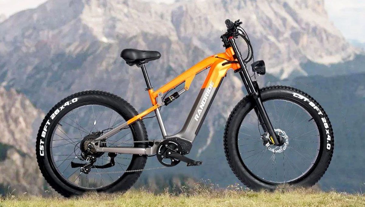 RANDRIDE YX80 EMTB Electric Bike 26x4.0 inch Fat tire 1500W 20Ah