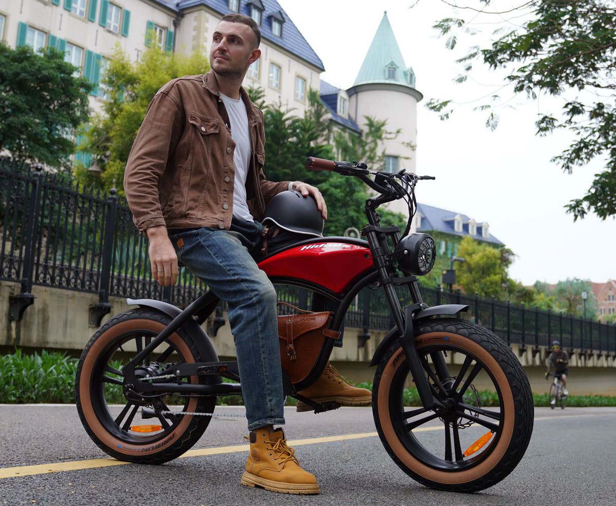 Hidoes B10 Electric Bike 1000W Motor 48V 13Ah Battery 20 x4.0 inch Fat Tire Max  45km/h 60km Range