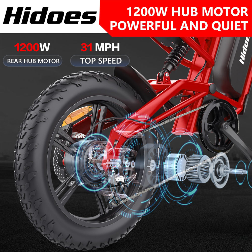 1200w Krachtige Motor