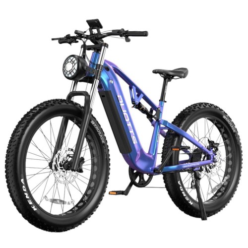 DUOTTS E26 Electric Bike 26*4.0 inch Tires 750W Motor 20Ah Battery Max 55km/h Up to 120km Range