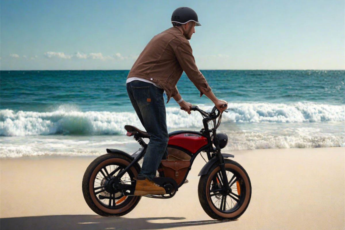 Hidoes B6 Elektrische Fat Bike 20*4 inch Banden 1200W Motor 15Ah Batterij Max 50km/h 75km Bereik