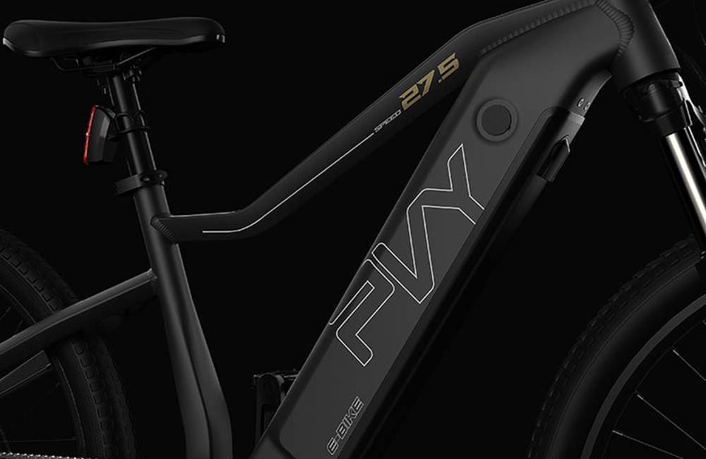 PVY galios elektrinis dviratis 27.5 * 2.1 colių padangos 1000W variklis 48V 16.5Ah baterija 100km diapazonas