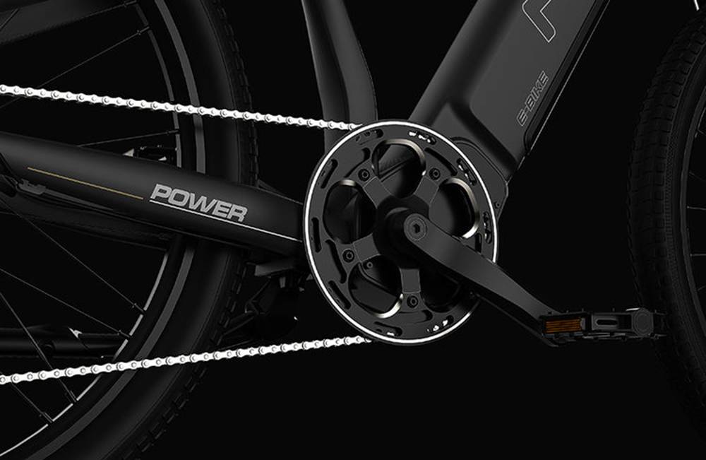 PVY galios elektrinis dviratis 27.5 * 2.1 colių padangos 1000W variklis 48V 16.5Ah baterija 100km diapazonas