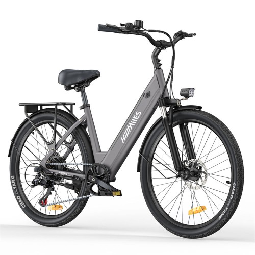 HillMiles MileCity 1 Step-Through Electric Bike Moteur 250W avec capteur de couple Batterie 36V 13Ah Autonomie 100KM