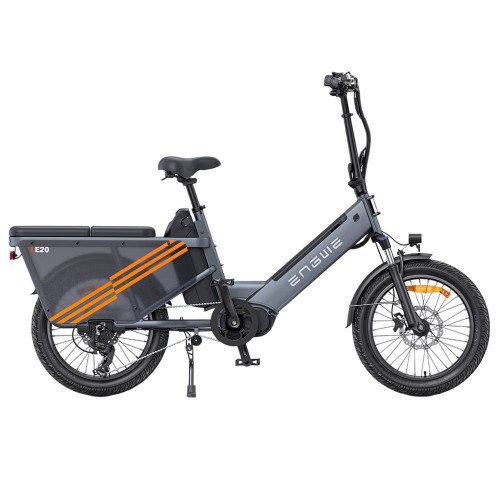 ENGWE LE20 Vélo électrique Pneu 20*3 pouces Batterie double 19.2Ah Moteur 250W avec capteur de couple APP Tracking 350km d'autonomie