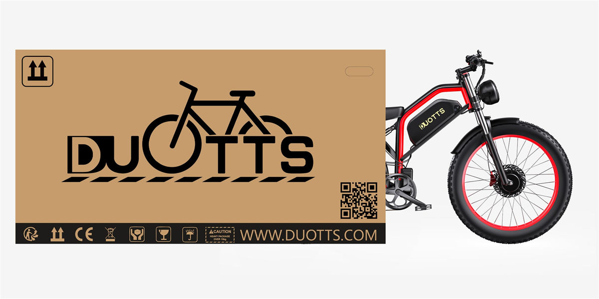 DUOTTS N26 Moto-inspired Electric Bike 26*4 inch Fat Tire Dual 750W Motor 48V 20Ah Battery