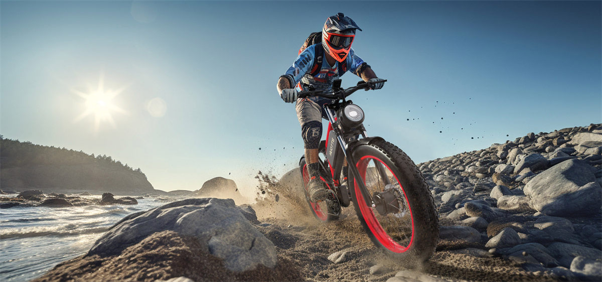 DUOTTS N26 Moto-inspired Electric Bike 26*4 inch Fat Tire Dual 750W Motor 48V 20Ah Battery