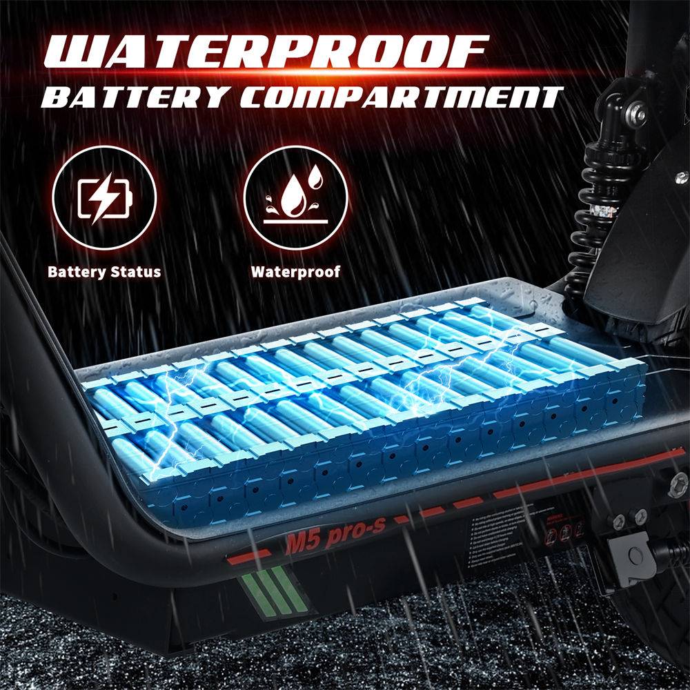 Power Motor And Waterproof Battery Compartment 