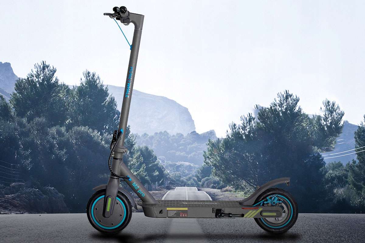 HONEYWHALE M2 Pro elektrisk scooter 8,5 tommer dæk 500W motor 36V 10,4Ah batteri 30 km rækkevidde
