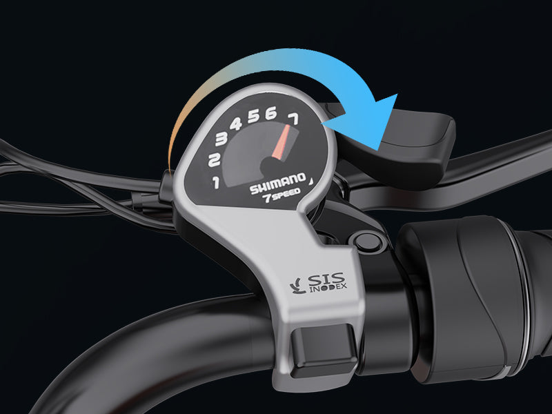 Okretna Ručica Gasa I Shimano 7-brzinski Mjenjač