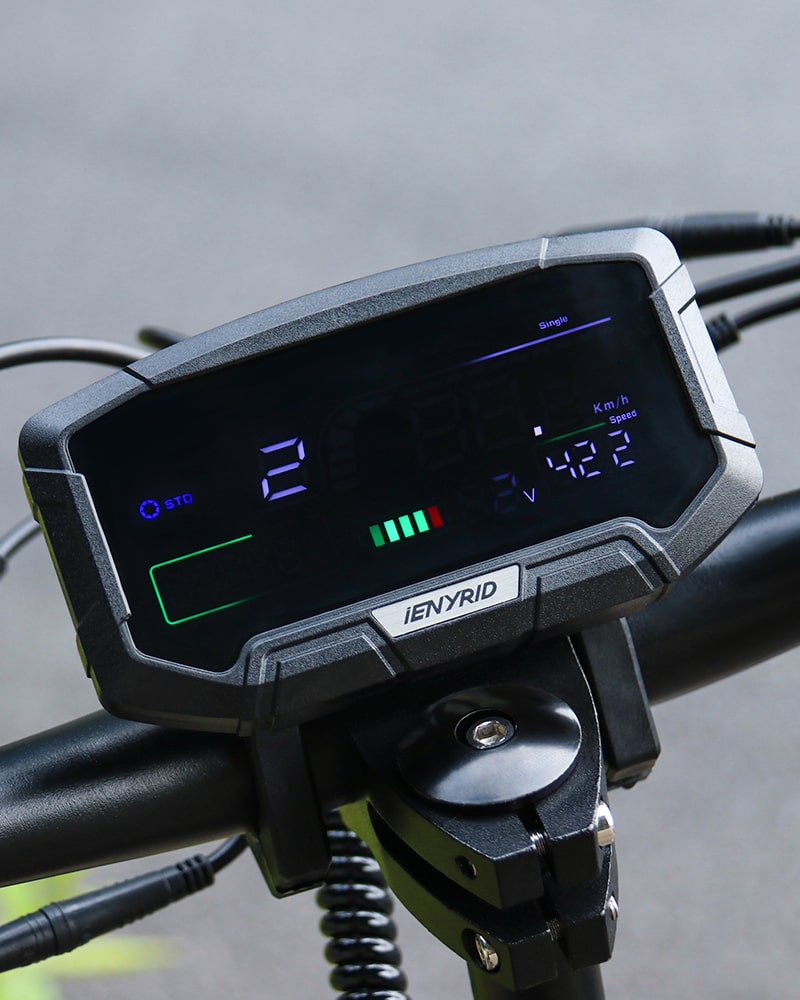 iENYRID ES1 Scooter électrique tout-terrain Deux moteurs 250W 48V 20.8Ah Max 25km/h 60km Régulateur de vitesse