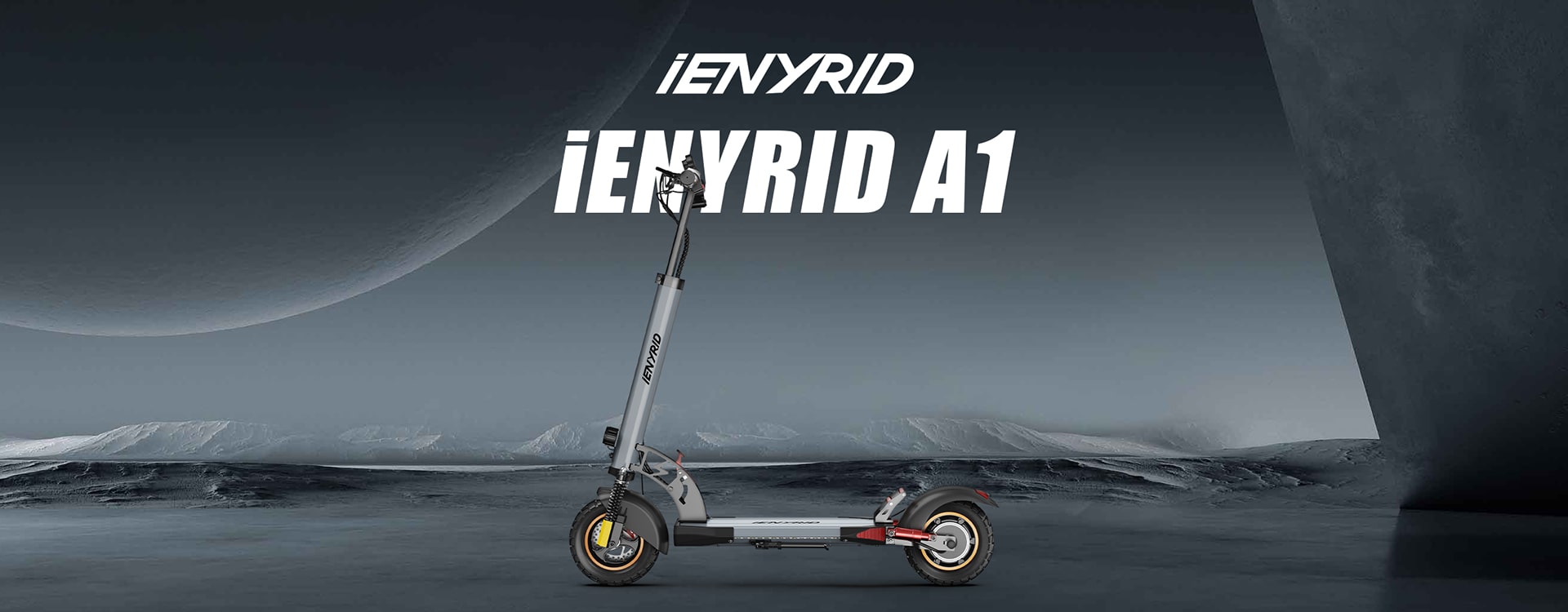 IENYRID A1 Elektroroller 250W 48V 12.5Ah 10 Zoll Reifen 20-30km Reichweite Federstoßdämpfer