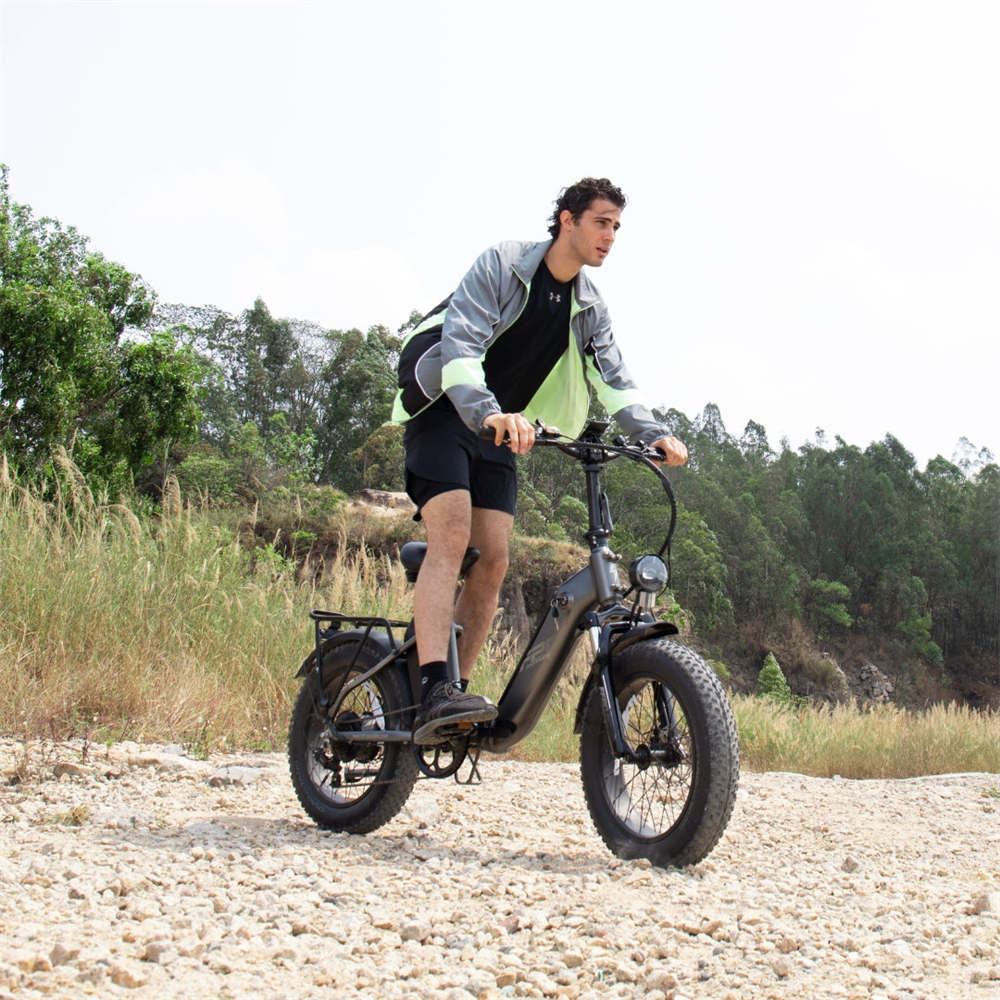 Fafrees FF20 Polar Bicicleta elétrica 20 polegadas Fat Tire 500W Motor, 48V 24Ah Baterias duplas Max 45km/h 150km-L1e-B Certificado