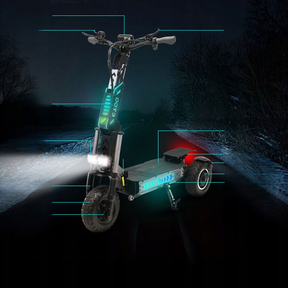 Doppelte Led-frontscheinwerfer