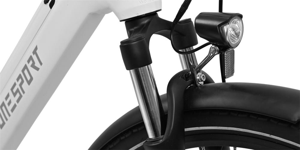 ONESPORT OT07 Urban Electric Bike 250W BAFANG Mid Drive Motor 36V 14AH 27.5 inch Tires Max 25km/h 90km