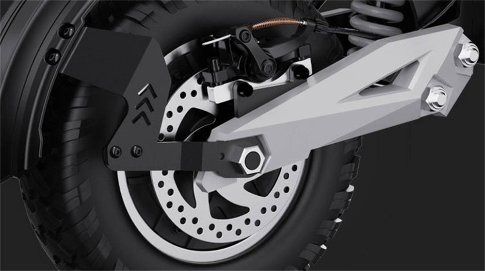 Dual 140mm Disc Brakes | Reliable Stopping