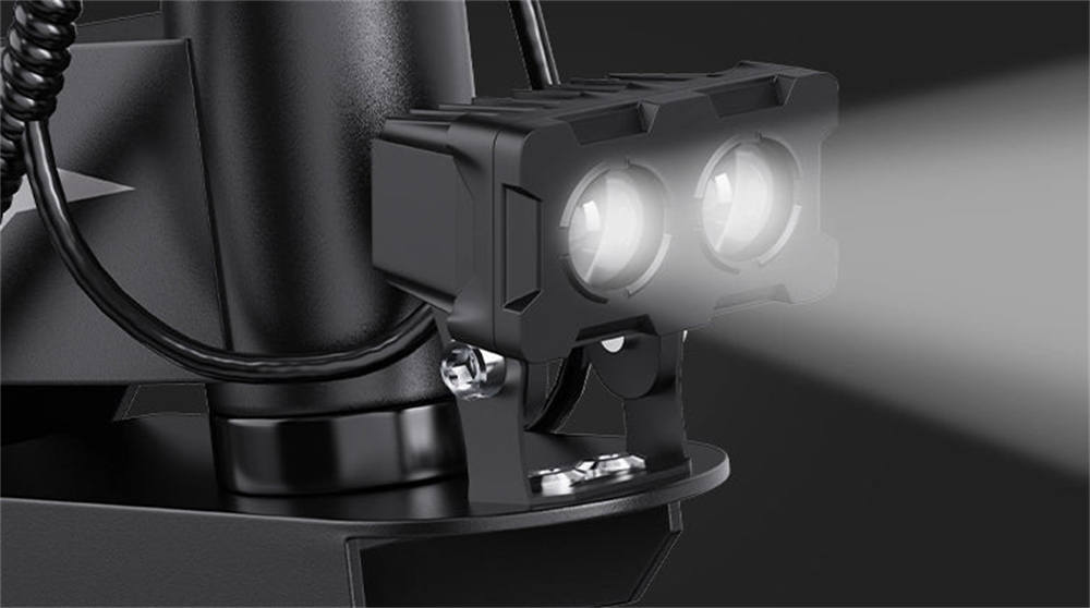 160° Wide Headlight | Rain Safety Beam