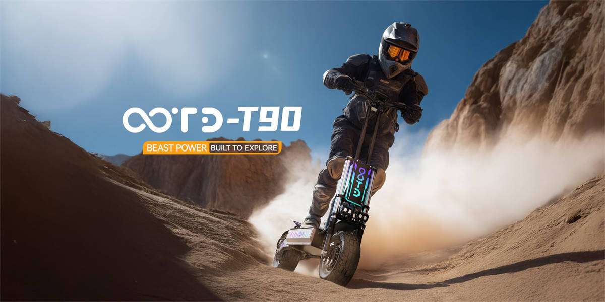 Električni skuter OOTD T90, motor 4200 W, 60 V, 31,2 Ah, baterija, maksimalna brzina 85 km/h, domet 100 km, uljna kočnica, prednji i stražnji ovjes