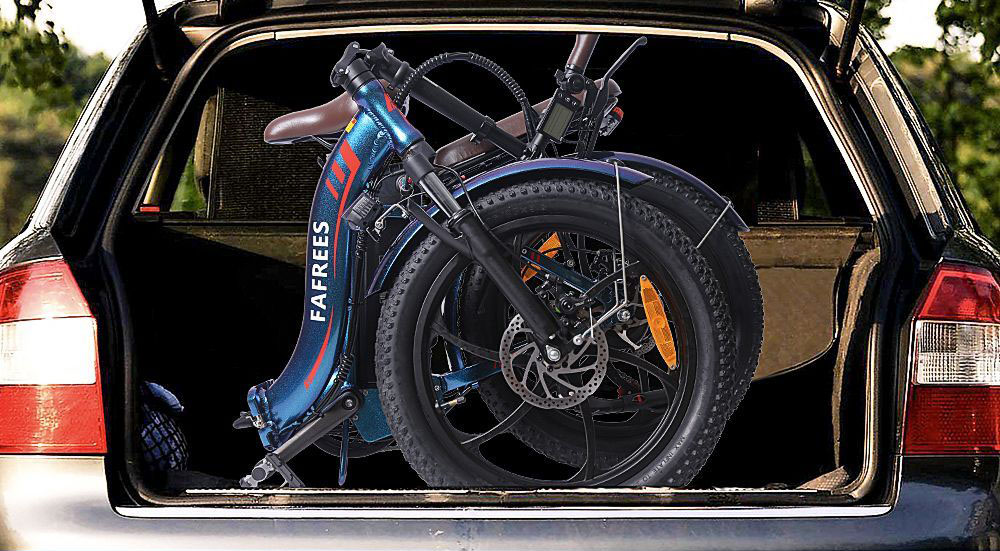 FAFREES F20 Pro Sklopivi električni gradski bicikl 20*3,0 inča Fat Tire 250W Motor bez četkica 7-brzinski zupčanici 36V 18AH Litijeva baterija 150KM Maksimalni domet Dvostruka disk kočnica