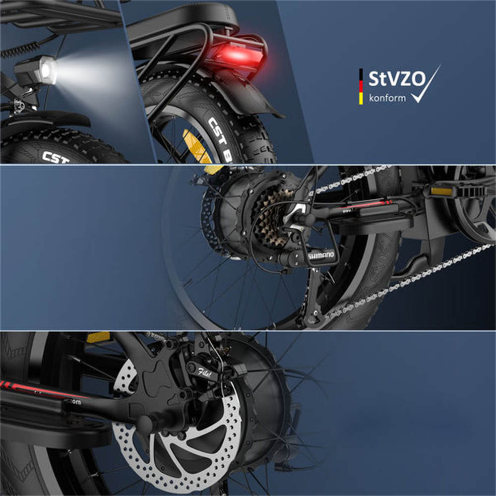 Dual Disc Brakes & Shimano Shifter