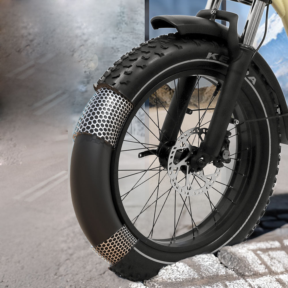 Wide Tires For Versatile Terrain Adaptation