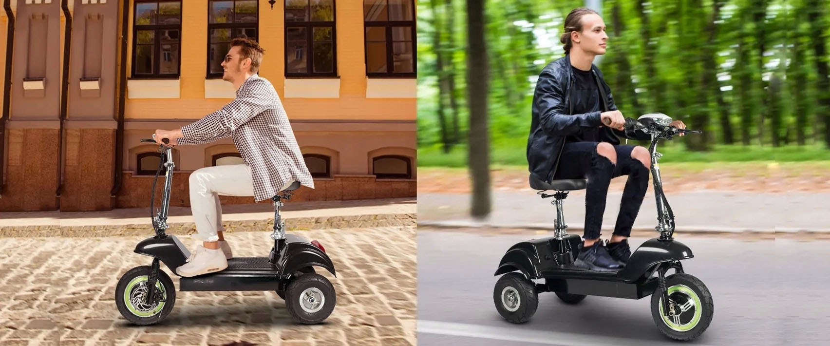 Three-wheeled Electric Scooter