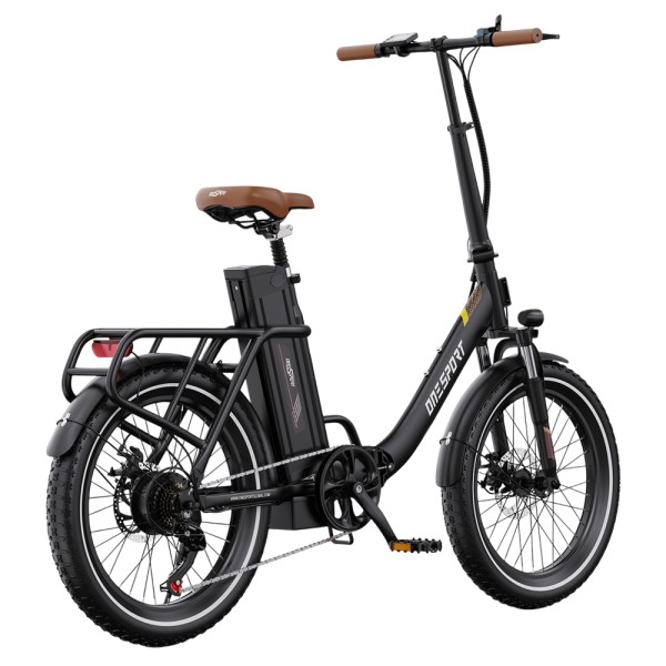 OneSport OT16-2 Faltbares Elektrofahrrad 20*3.0 Zoll Reifen 48V 17Ah Akku 25km/h 120km Reichweite